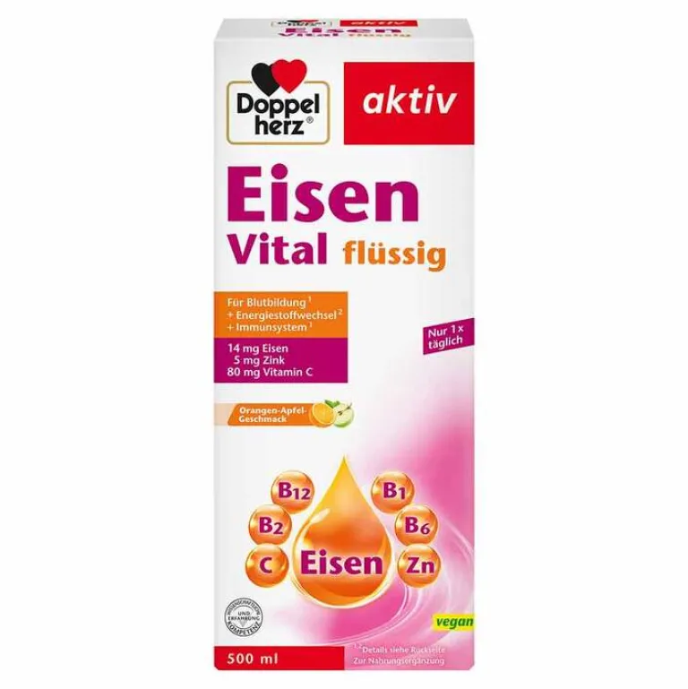 Online Eisen Vital Tonikum, 500 ml Eisenversorgung