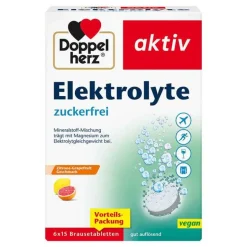 New Doppelherz Elektrolyte zuckerfrei Brausetabletten, 6X15 St