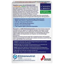 Doppelherz Glucosamin 1000 + Curcuma vegan syst.Kapseln , 60 St