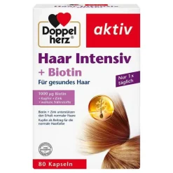 Doppelherz Haar Intensiv + Biotin Kapseln, 80 St