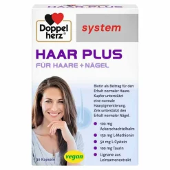 New Doppelherz Haar Plus system Kapseln, 30 St