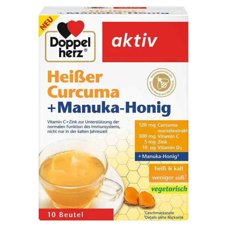 Sale heißer Curcuma + Manuka-Honig Granulat, 10 St Kurkuma Kapseln