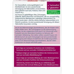 Doppelherz Jod + Folsäure + Eisen + B12 Tabletten, 45 St