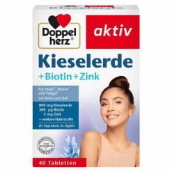 Clearance Kieselerde+Biotin+Zink Tabletten, 40 St Kieselerde|Mikronährstoffe