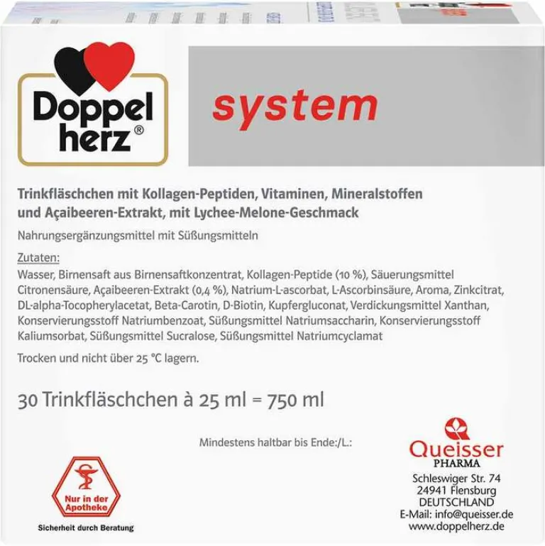 Best Kollagen Beauty system Trinkfläschchen, 30 St Kollagen