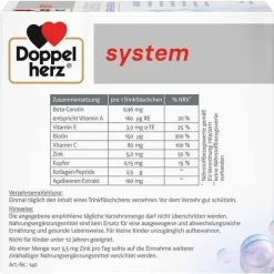 Best Kollagen Beauty system Trinkfläschchen, 30 St Kollagen