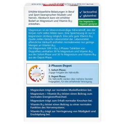 Doppelherz Magnesium 500 + B12 2-Phasen Depot Tabletten , 120 St