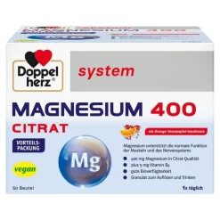 Clearance Magnesium 400 Citrat system Granulat, 60 St Magnesium