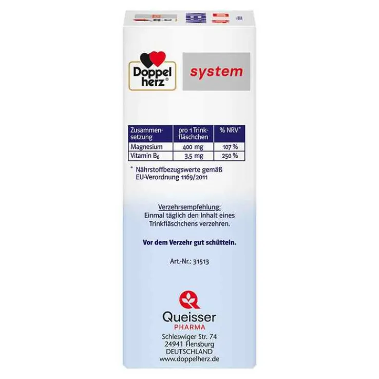 Doppelherz Magnesium 400 Liquid system Trinkampulle , 10 St