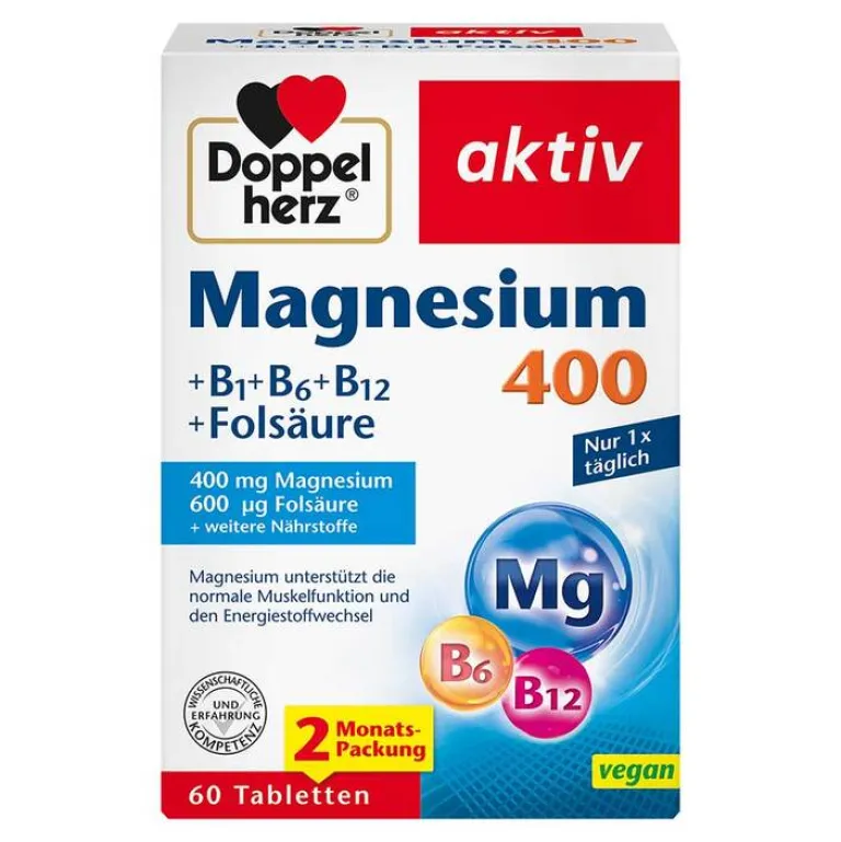New Magnesium 400 mg Tabletten, 60 St Magnesium