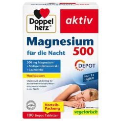 Doppelherz Magnesium 500 Nacht Tabletten, 100 St