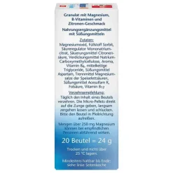 Clearance Magnesium+B-Vitamine direct Pellets, 20 St Hirnleistung & Nerven|Magnesium