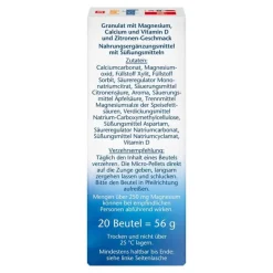 New Doppelherz Magnesium+Calcium+D3 Direct Pellets, 20 St
