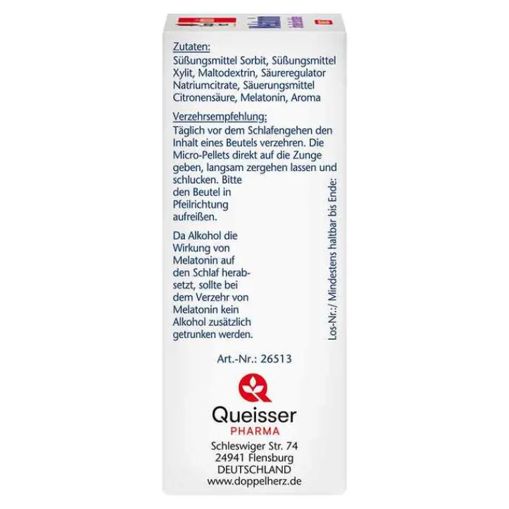 Doppelherz Melatonin Direct Schneller Einschlafen, 20 St