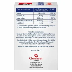 Discount Melatonin Heißgetränk Granulat, 20 St Melatonin Tabletten