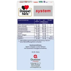 Best MSM Glucosamin system Kapseln, 60 St Msm Schwefel