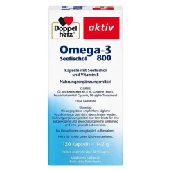 Best Omega-3 Seefischöl 800 aktiv Kapseln, 120 St Omega 3 Kapseln
