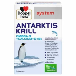 New Doppelherz system Antarktis Krill Kapseln, 60 St