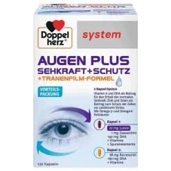 Sale System Augen Plus Sehkraft+Schutz Kapseln, 120 St Augenvitamine