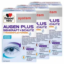 Outlet System Augen Plus Sehkraft+Schutz Kapseln, 3x120 St Augenvitamine