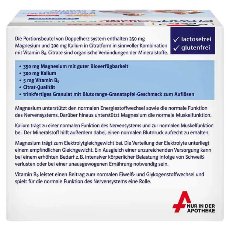 Sale system Magnesium+Kalium Citrat Granulat, 40 St Magnesium|Hirnleistung & Nerven