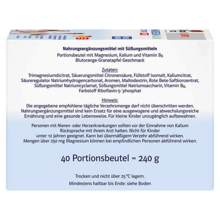 Sale system Magnesium+Kalium Citrat Granulat, 40 St Magnesium|Hirnleistung & Nerven