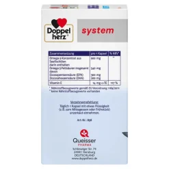 Clearance Doppelherz system Omega-3 Konzentrat Kapseln, 60 St