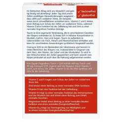 New Taurin + Q10 Kapseln, 30 St Taurin|Coenzym Q10