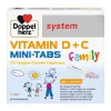 Sale Doppelherz Vitamin D + C Mini-Tabs family system, 20 St Vitamin D (Colecalciferol)|Vitamin C (Ascorbinsäure)