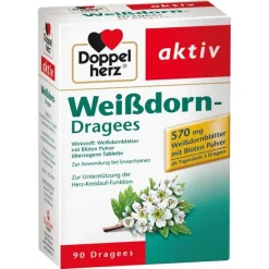 Online Doppelherz Weißdorn Dragees, 90 St