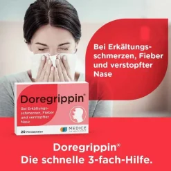 Sale bei Erkältungssymptomen, 20 St Schnupfen & Nasennebenhöhlen|Mittel Gegen Fieber