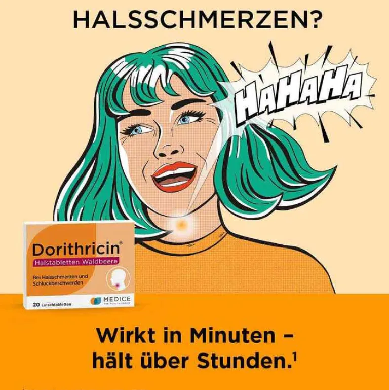 Sale ® Halstabletten Waldbeere bei Halsschmerzen, 20 St Halsschmerztabletten