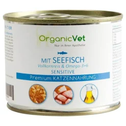 Best OrganicVet Dosennahrung Katze Sensitive Seefisch, 200 g