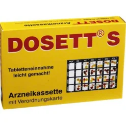 New S Arzneikassette blau, 1 St Dosierer & Zerteiler