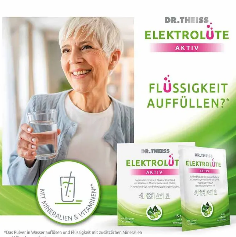 Sale Dr. Theiss Elektrolüte Aktiv Pulver Sachets, 15 St