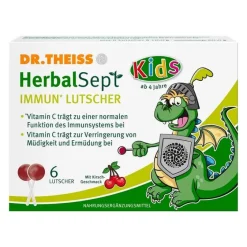 Online Herbalsept Immun Lutscher Kids D NEM, 6 St Kinder Vitamin C (Ascorbinsäure)|Immunsystem