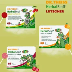 Online Herbalsept Immun Lutscher Kids D NEM, 6 St Kinder Vitamin C (Ascorbinsäure)|Immunsystem
