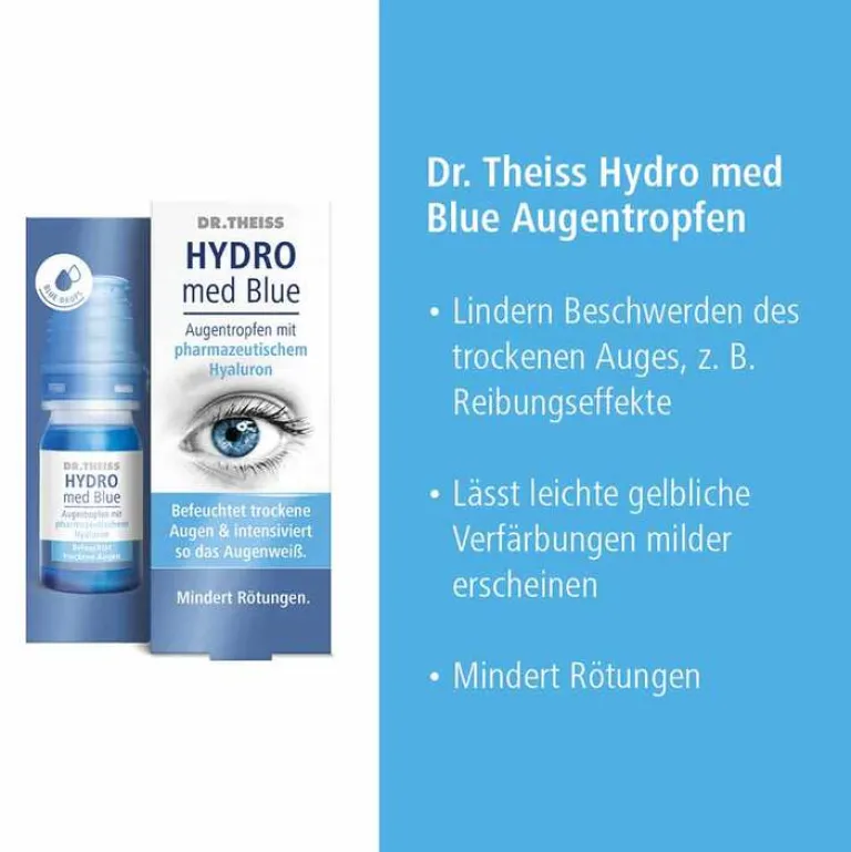 Online Dr. Theiss HYDRO med Blue Augentropfen, 10 ml