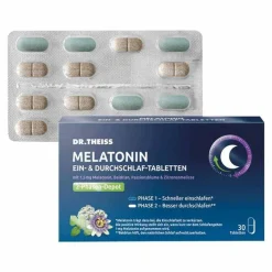 Melatonin Ein- & Durchschlaf-Tabletten, 30 St Melatonin Tabletten