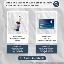 Melatonin Ein- & Durchschlaf-Tabletten, 30 St Melatonin Tabletten