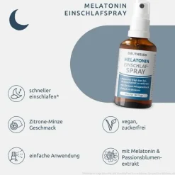 Sale Melatonin Einschlaf-Spray NEM, 50 ml Melatonin Spray