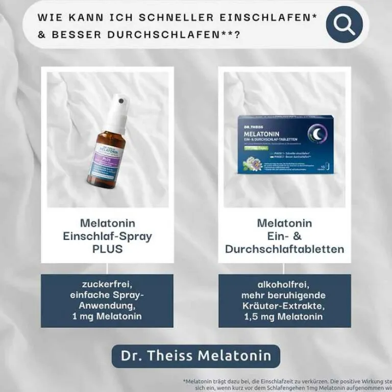 Clearance Dr. Theiss Melatonin Einschlaf-Spray Plus, 20 ml