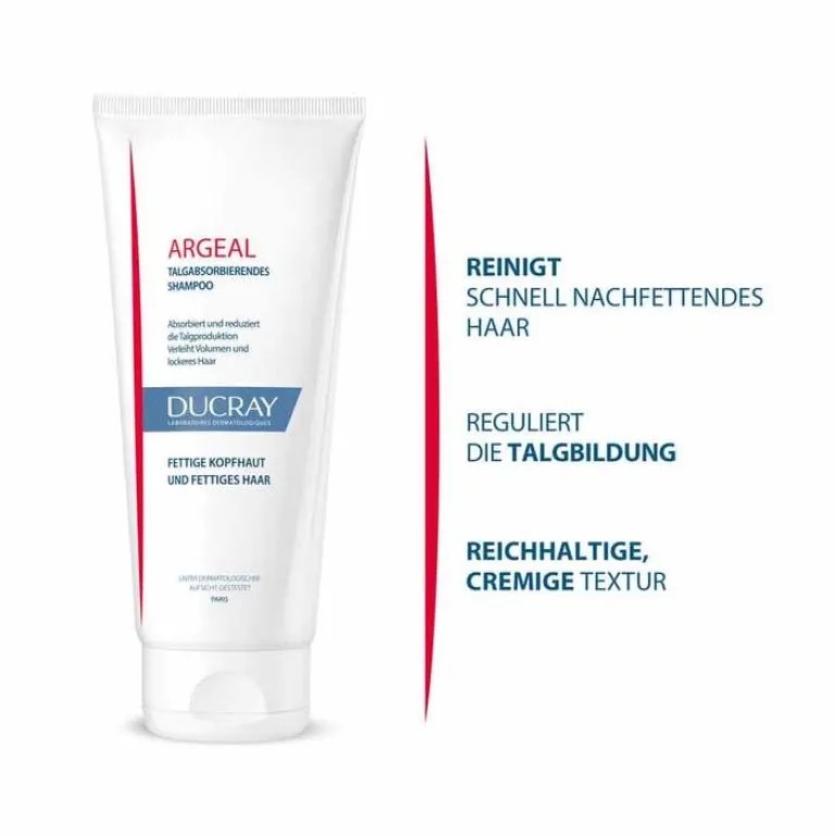 Best Ducray Argeal Shampoo gegen fettiges Haar, 200 ml