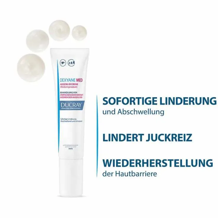 Ducray Dexyane Med Augenlidcreme, 15 ml