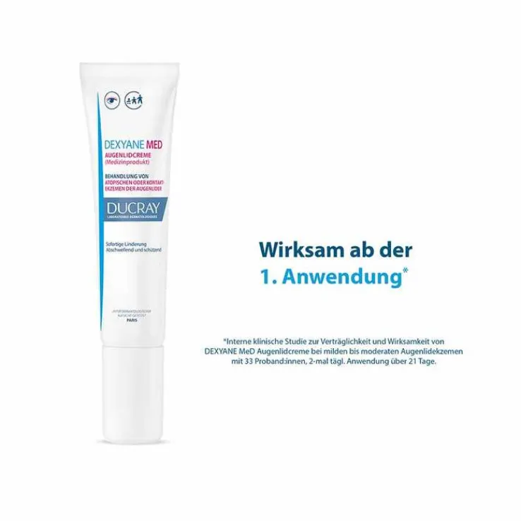 Ducray Dexyane Med Augenlidcreme, 15 ml