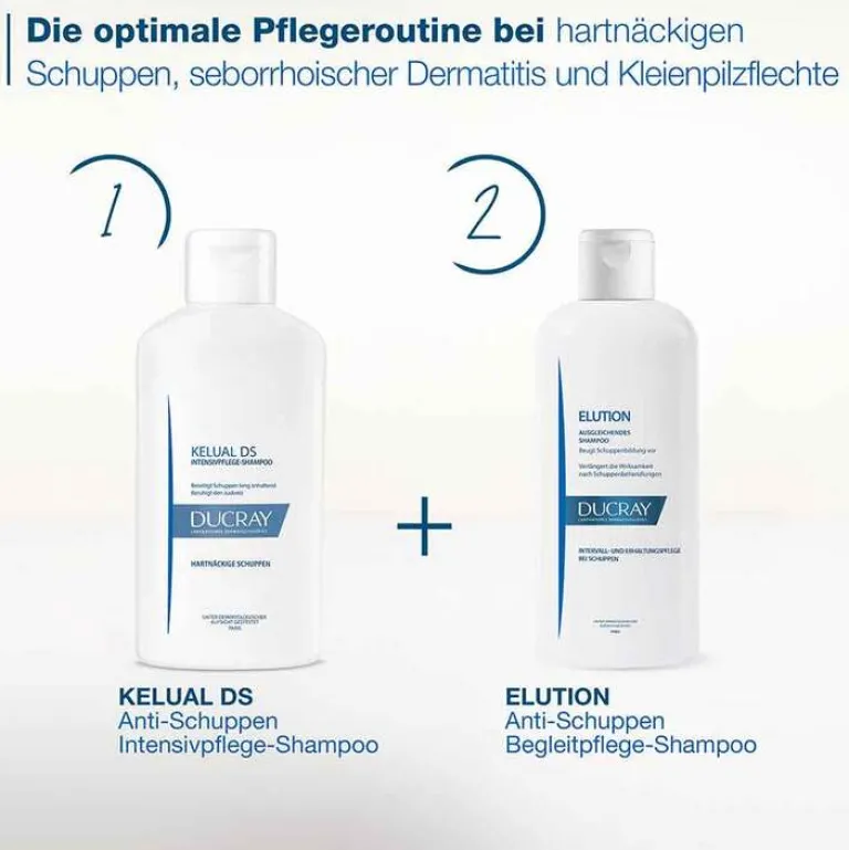 Clearance Ducray Kelual DS Anti Schuppen Shampoo, 2x100 ml
