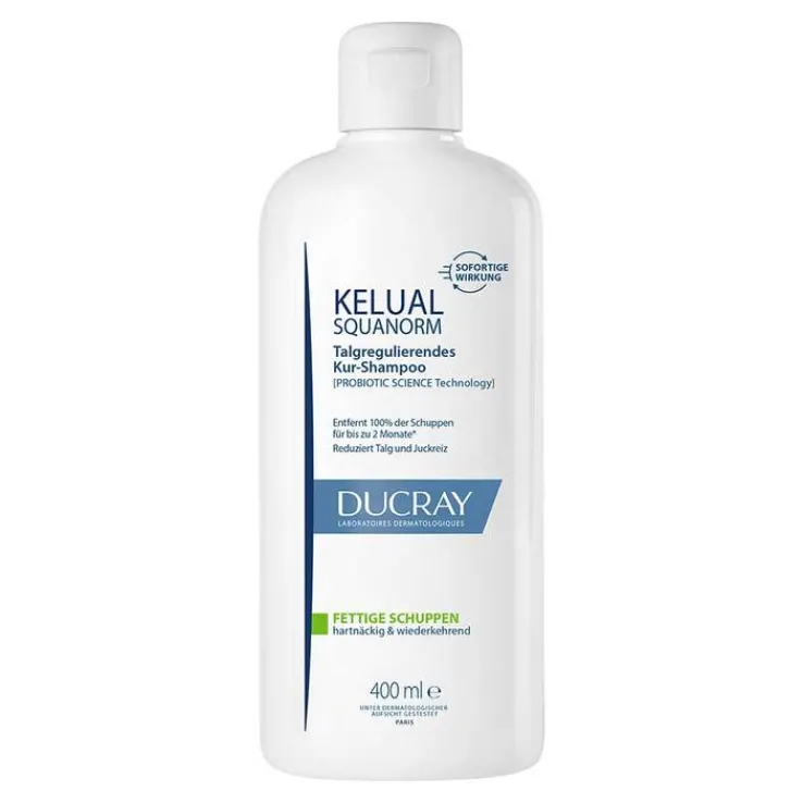 Ducray Kelual Squanorm Anti-Schuppen Shampoo fettig, 400 ml