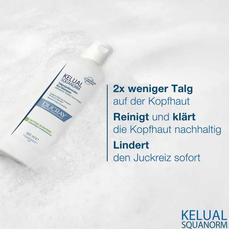 Ducray Kelual Squanorm Anti-Schuppen Shampoo fettig, 400 ml