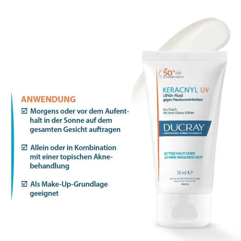 Hot Keracnyl UV Fluid LSF 50 + , 50 ml Lsf 50+|Gesicht