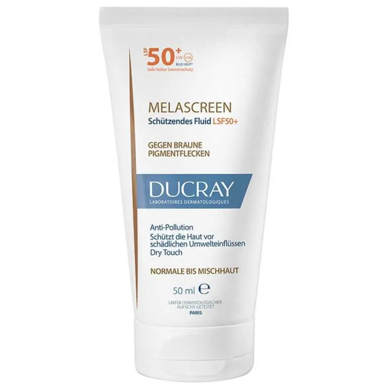 Sale Ducray Melascreen schützendes Fluid SPF 50 + , 50 ml